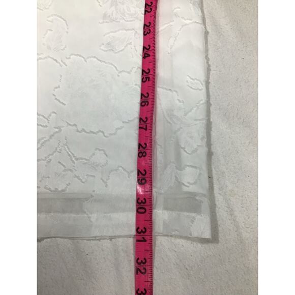 LULU'S Sz S Romantic Desire Ivory Floral Burnout Tie-Back Jumpsuit  NEW 0b7 - Picture 5 of 9